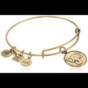 Alex and Ani Gold elephant bangle bracelet